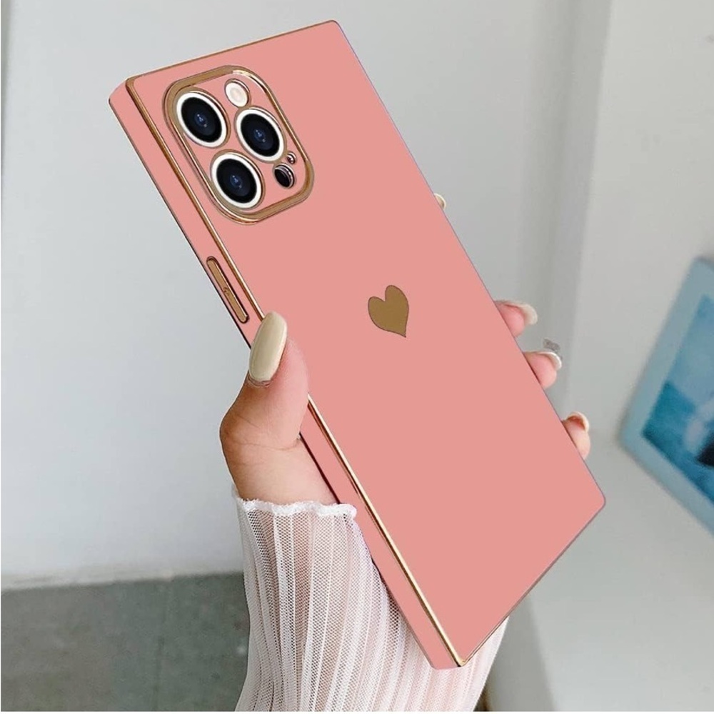 iPhone 12 Pro Case Pink & Gold